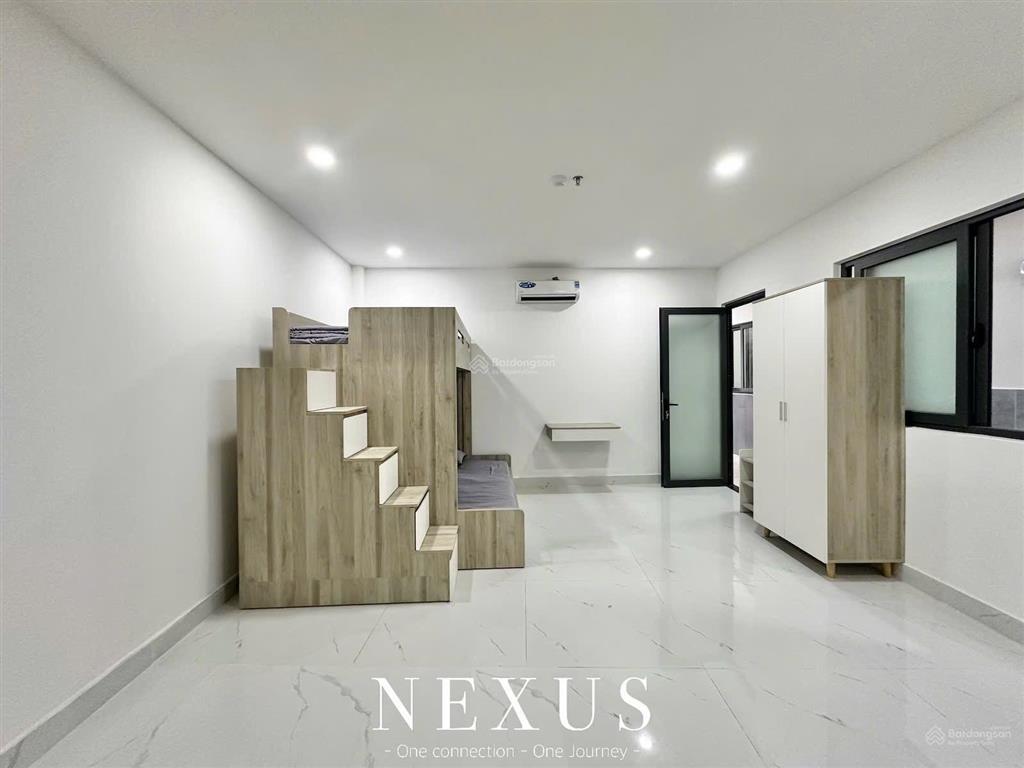 Studio 2 không gian ngủ mới khai trương, đầy đủ nội thất, thang máy, hầm xe rộng