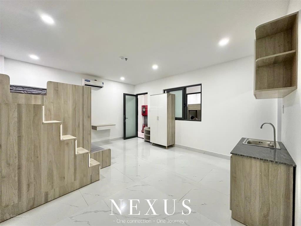 Studio 2 không gian ngủ mới khai trương, đầy đủ nội thất, thang máy, hầm xe rộng
