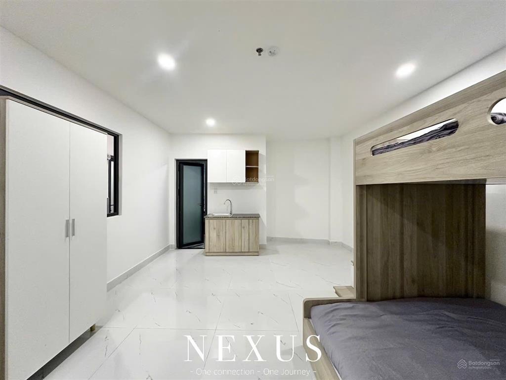 Studio 2 không gian ngủ mới khai trương, đầy đủ nội thất, thang máy, hầm xe rộng