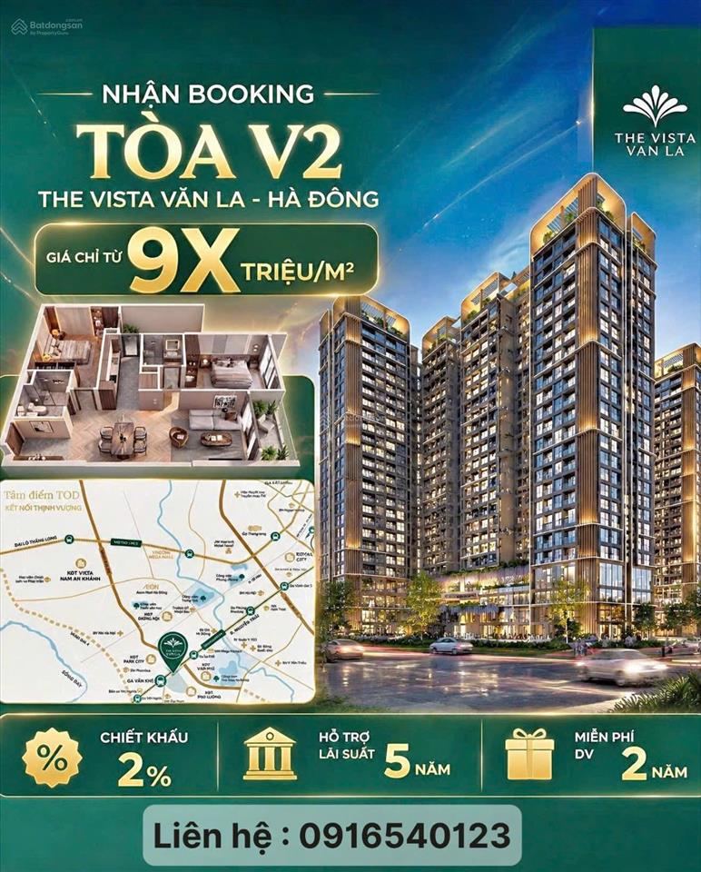 Dự án vista văn la  vốn vào chỉ có 900tr