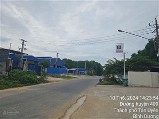 Cần bán gấp lô đất đẹp mặt tiền đường dh409 tại tân uyên, bình dương