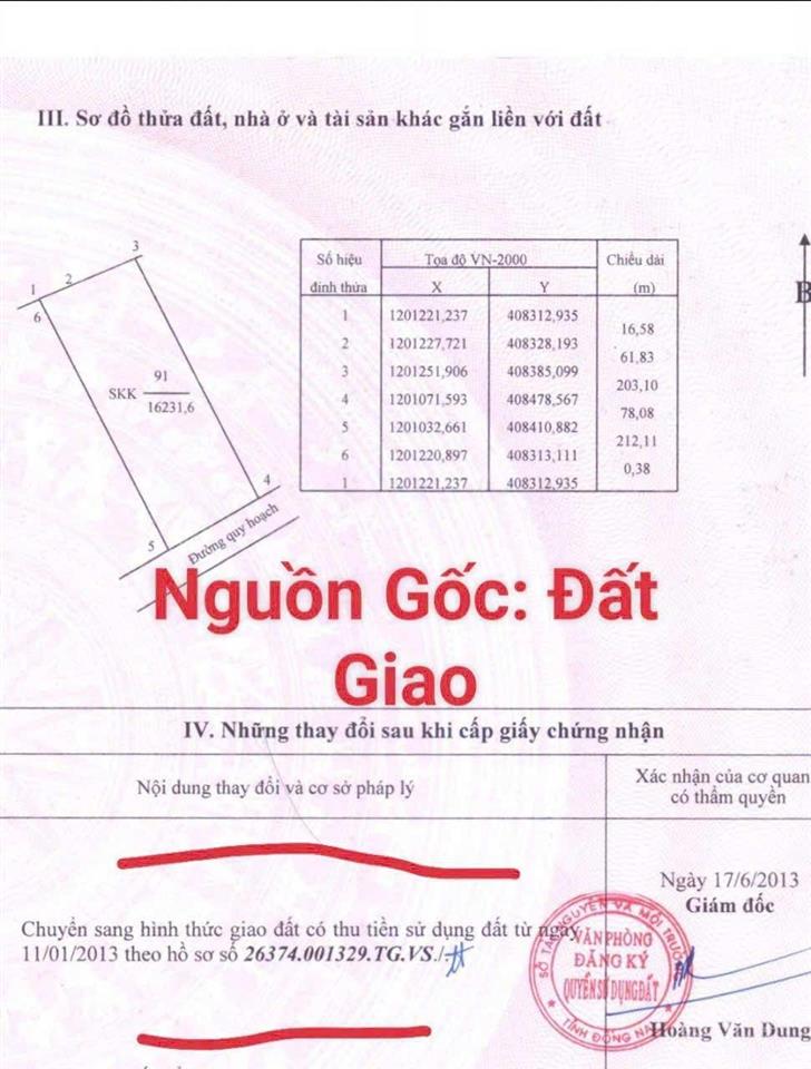 Cần bán gấp lô đất trong kcn biên hòa, đồng nai