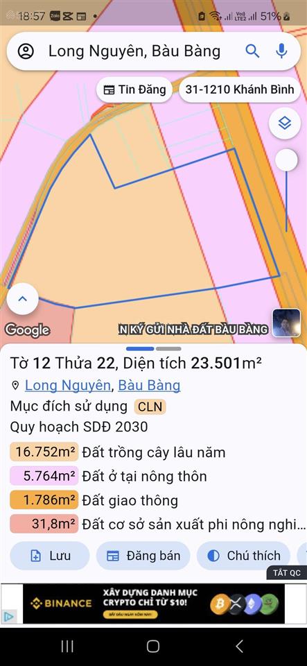 Cần bán gấp lô đất mặt tiền đường nhựa giá rẻ tại long nguyên, bàu bàng, bình dương