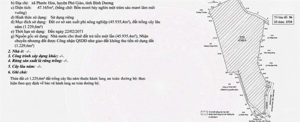 Bán lô đất skc giá cực rẻ tại phú giáo, bình dương
