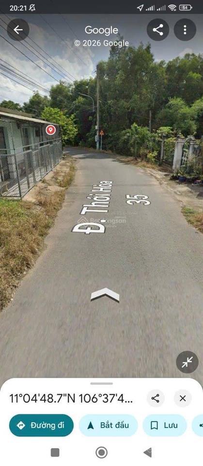 Bán lô đất đường nhựa thổ cư giá cực kỳ rẻ tại bến cát, bình dương