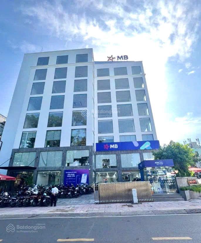 Giảm giá tòa văn phòng mt nguyễn thông, 11.7x28 (nh 12.7), xd hầm 7 tầng, rao thuê 380tr/th, 98 tỷ