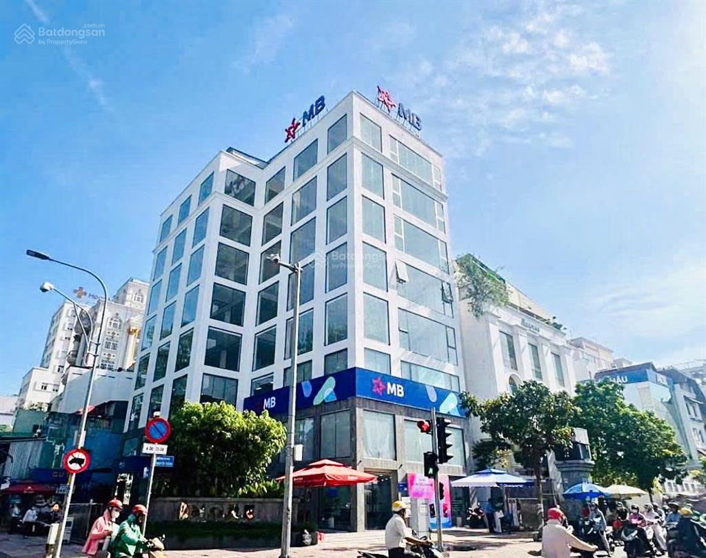 Giảm giá tòa văn phòng mt nguyễn thông, 11.7x28 (nh 12.7), xd hầm 7 tầng, rao thuê 380tr/th, 98 tỷ