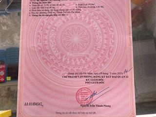 Bán đất thạnh xuân 22 (tx22), đường 8m, dt 50,0m2, giá 3tỷ8