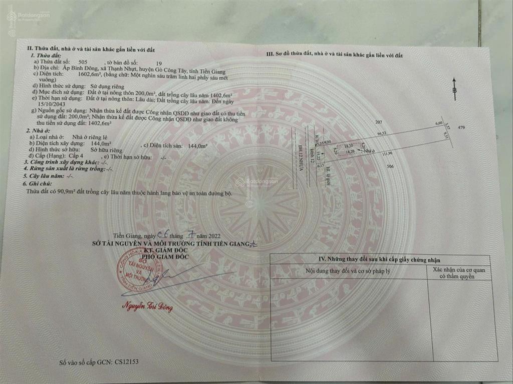 Bán nhà vườn thạnh nhựt, gò công tây, tiền giang