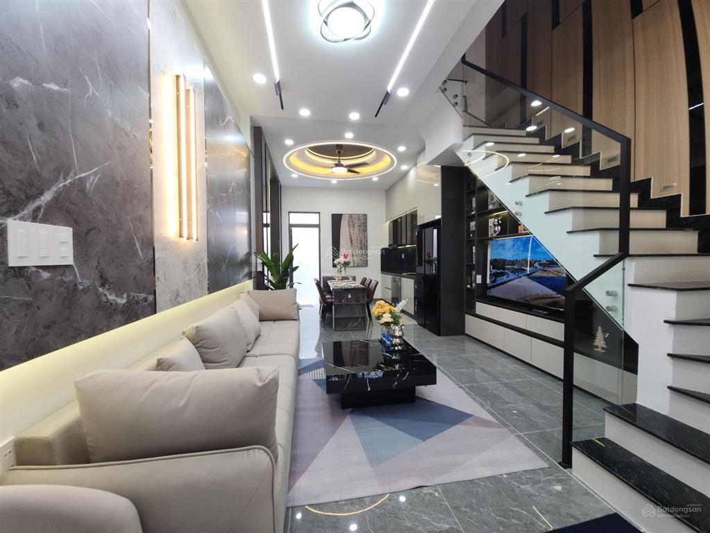 Bán nhà mới 4 tầng đường an phú đông 27  quận 12  giá 6,2 tỷ