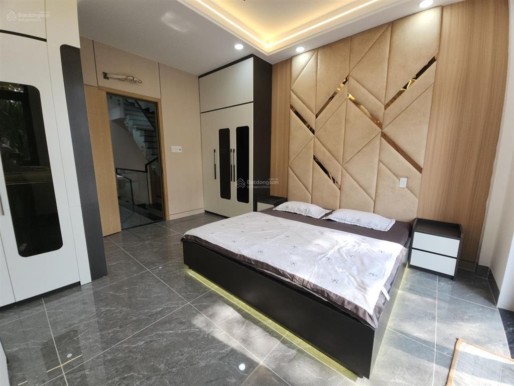 Bán nhà mới 4 tầng đường an phú đông 27  quận 12  giá 6,2 tỷ