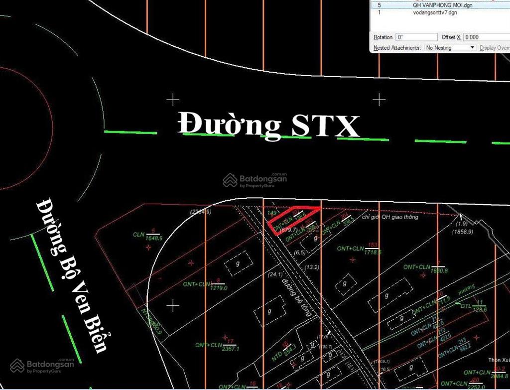 Bán đất tại xã ninh thọ, 1,55 tỷ, 136,8 m2, mặt tiền 7m, ngõ rộng 60m