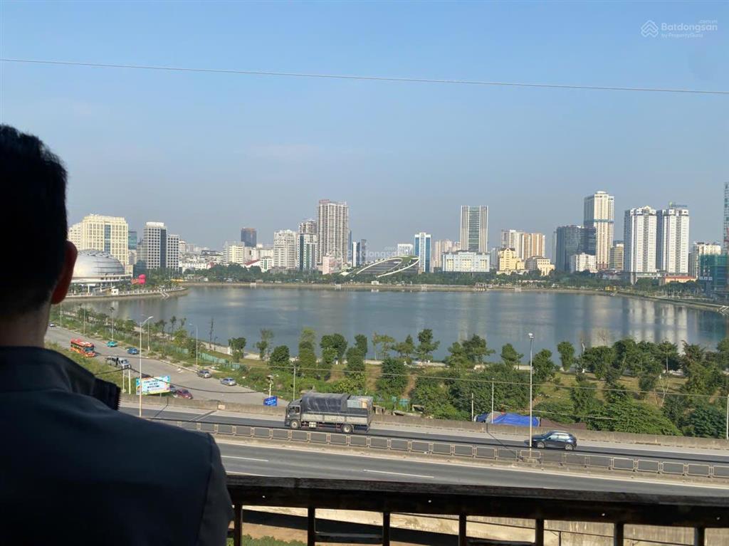 Siêu hiếm. chủ giảm 5 tỷ bán nhanh tòa nhà 8 tầng mp phạm hùng, view hồ điều hòa, giá đầu tư