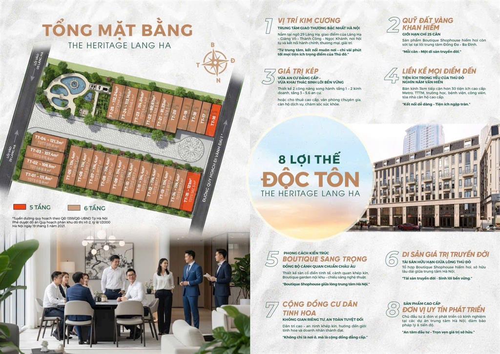 Cđt thu hồi vốn, giảm chào 5 tỷ, bán nhanh liền kề haritage 29 láng hạ. giá đầu tư