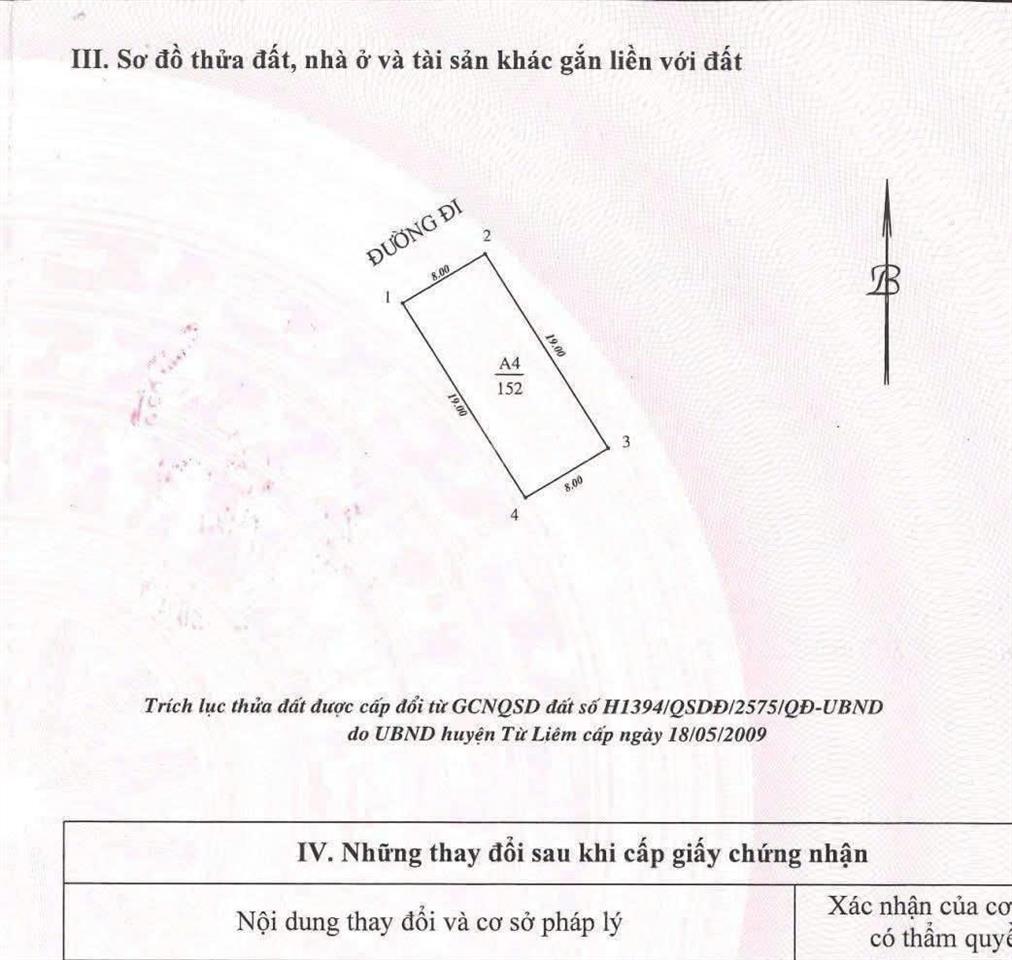 Chủ cần tiền thiện chí bán căn nhà mặt phố đức diễn. 150m2. mt 8m. giá đầu tư