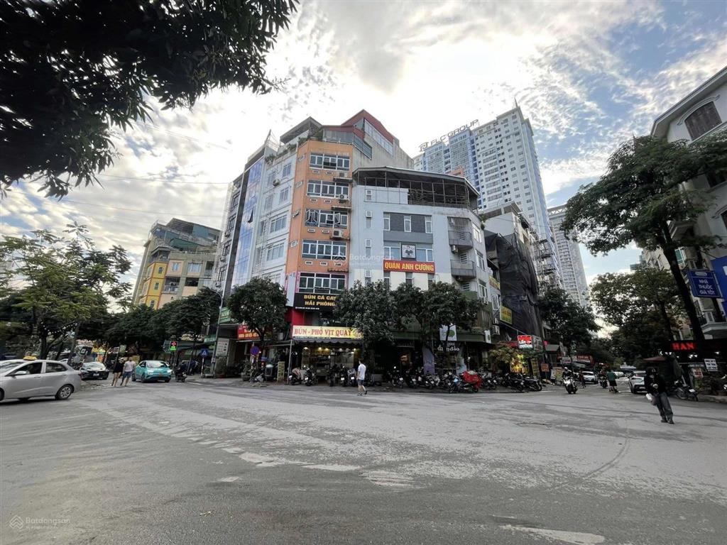 Chủ thiện chí giảm 15 tỷ cho tòa nhà 8 tầng lô góc mặt phố dương khuê. giá đầu tư