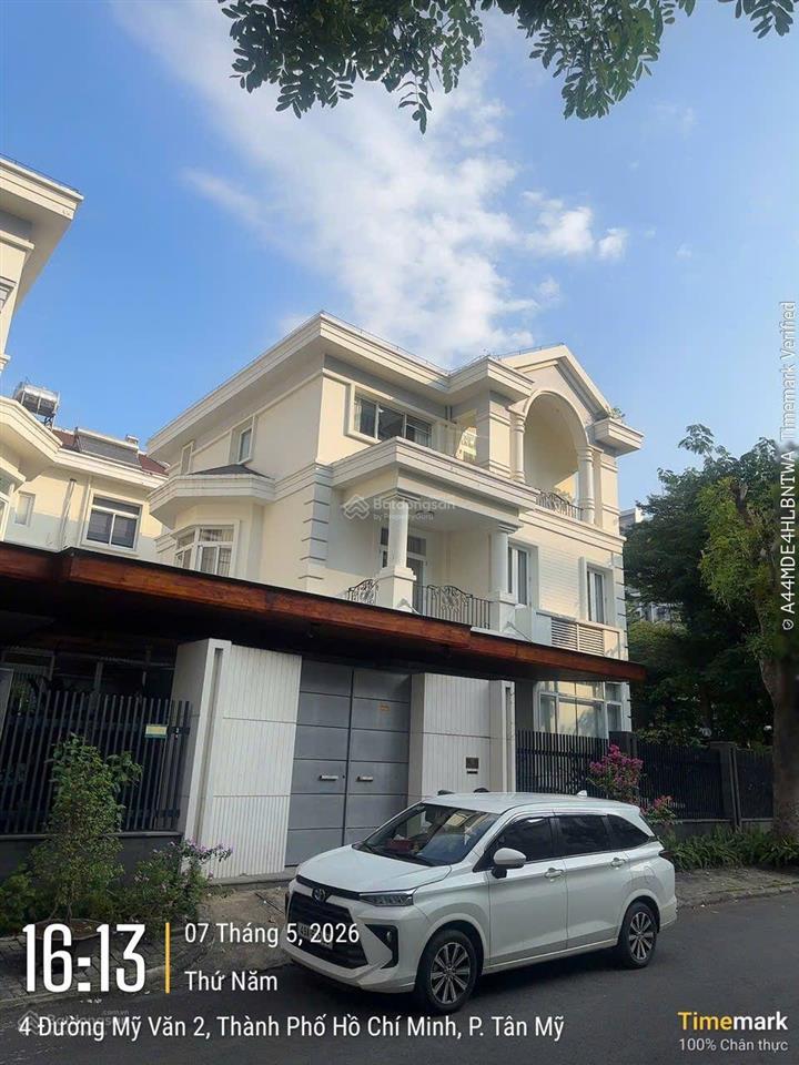 Bán nhanh căn đôi cực hiếm biệt thự đơn lập mỹ văn, phú mỹ hưng, q7, nhà đẹp, 496m2, giá tốt