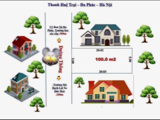 Bán đất tại xã đức hoà, huyện sóc sơn, hà nội, 27 triệu / m2, 100 m2