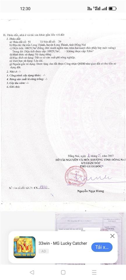 Bán đất mặt tiền đường trường chinh thị trấn long thành