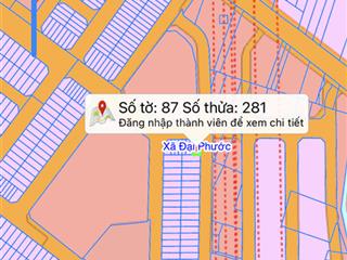 Bán căn góc 2 mặt tiền đường tái định cư đại phước giá tốt