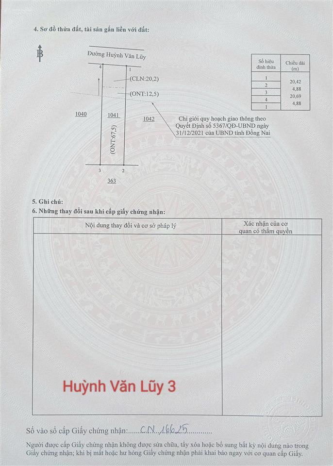 Cần bán 102m2 đất có 80m2 thổ cư mặt tiền đường 30m, gần trường học cấp 1,2,3