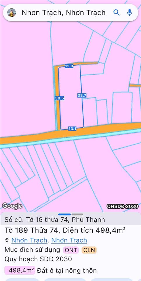Cần bán 500m2 đất sạch có sẵn 100m2 thổ cư gần đường vành đai 3, hẻm thông
