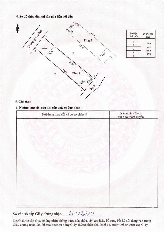 Cần bán nhà 1 trệt, 1 lầu hoàn công đầy đủ diện tích 168m2 giá 3,7 tỷ