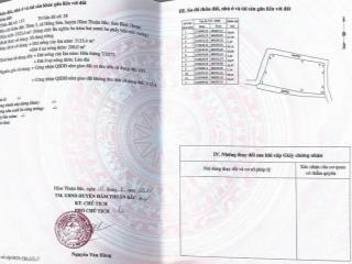 Bán đất 3323.4m2 tại quốc lộ 1a, hồng sơn, hàm thuận bắc, 1,8 tỷ vnd