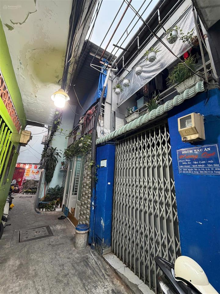 Nhà trung tâm q10 vĩnh viễn p4, hẻm 4m cách mặt tiền 3 bước, 2 lầu, 4.68 tỷ.  0876 410 ***