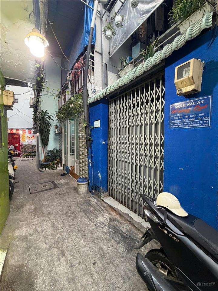 Nhà trung tâm q10 vĩnh viễn p4, hẻm 4m cách mặt tiền 3 bước, 2 lầu, 4.68 tỷ.  0876 410 ***