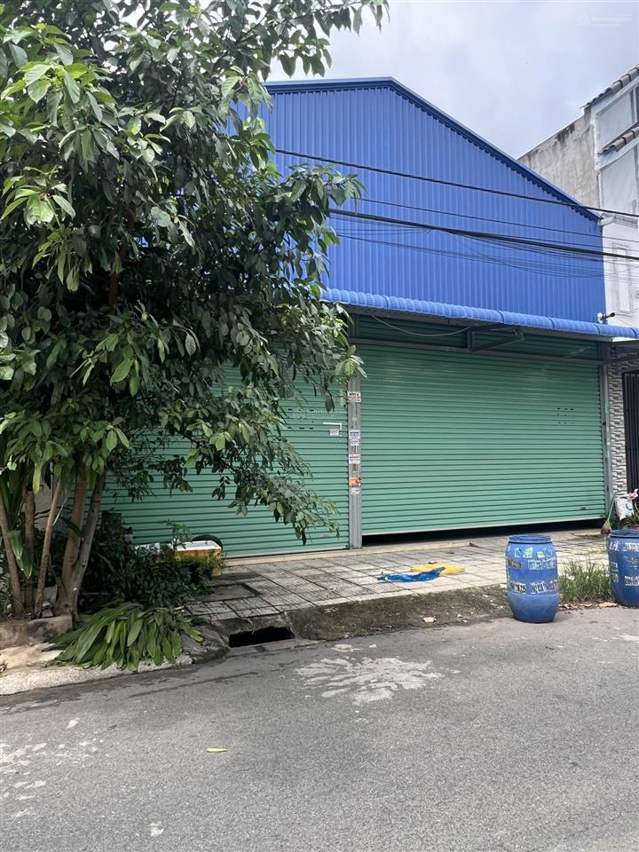 Kho cho thuê ở khu dân cư rạch bắp, an điền, bến cát. dt 10x25m xưởng xây hết đất
