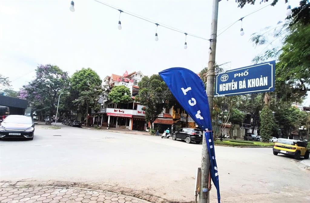 Bán nhà mặt phố phân lô nguyễn bá khoản, 84m2 giá 41 tỷ, giao phố lưu quang vũ và vũ phạm hàm