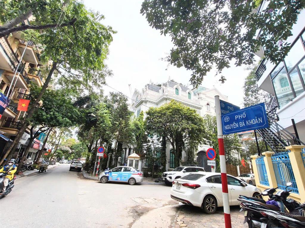 Bán nhà mặt phố phân lô nguyễn bá khoản, 84m2 giá 41 tỷ, giao phố lưu quang vũ và vũ phạm hàm