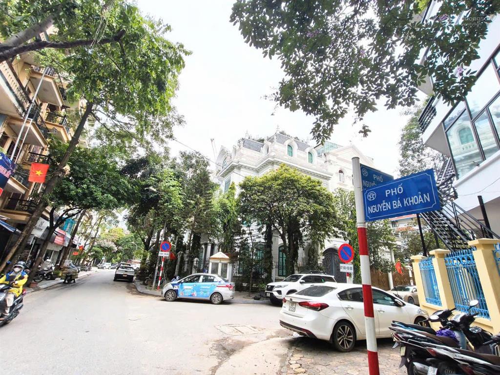 Bán nhà mặt phố phân lô nguyễn bá khoản, 84m2 giá 40 tỷ, giao phố lưu quang vũ và vũ phạm hàm