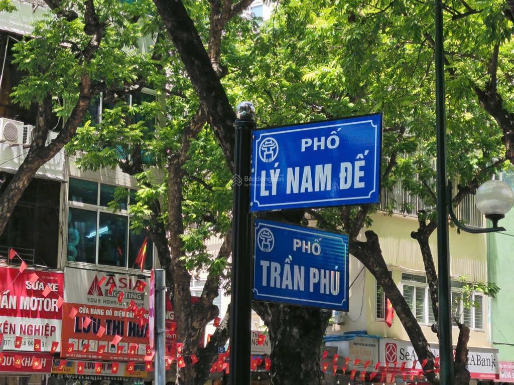 Cực hiếm! bán nhà mặt phố lý nam đế, 50m2, giá 39 tỷ, mặt tiền 5,4m, căn góc 3 mặt thoáng