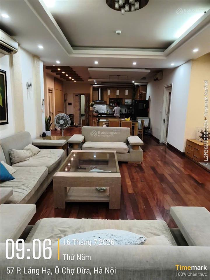 Bán căn 4 phòng ngủ, 172m2 giá 13,5 tỷ, giá tốt tòa 57 láng hạ, trục đẹp, view đẹp