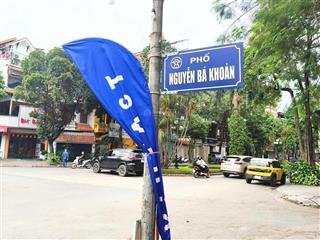 Bán nhà mặt phố phân lô nguyễn bá khoản, 84m2 giá 40 tỷ, giao phố lưu quang vũ và vũ phạm hàm