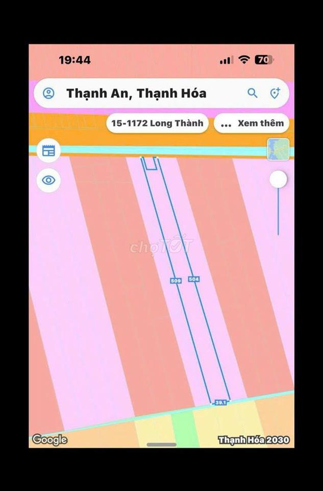 Bán mặt tiền quốc lộ 62, xã Thạnh Hóa, tỉnh Tây Ninh