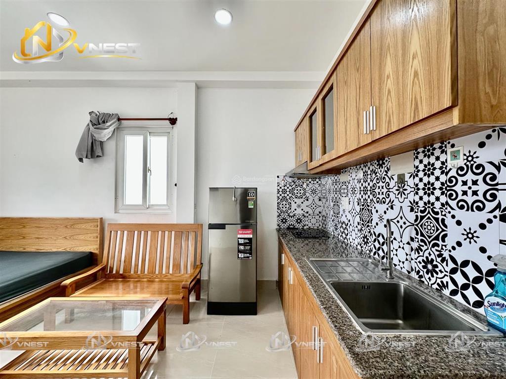 Hot chung cư mini mới setup căn hộ studio full nội thất cửa sổ trời cực thoáng, chỉ 6tr4