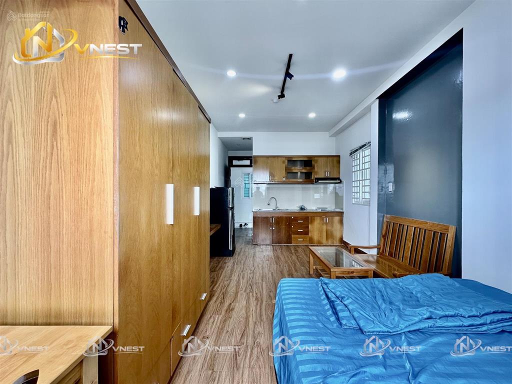 Hot chung cư mini mới setup căn hộ studio full nội thất cửa sổ trời cực thoáng, chỉ 6tr4
