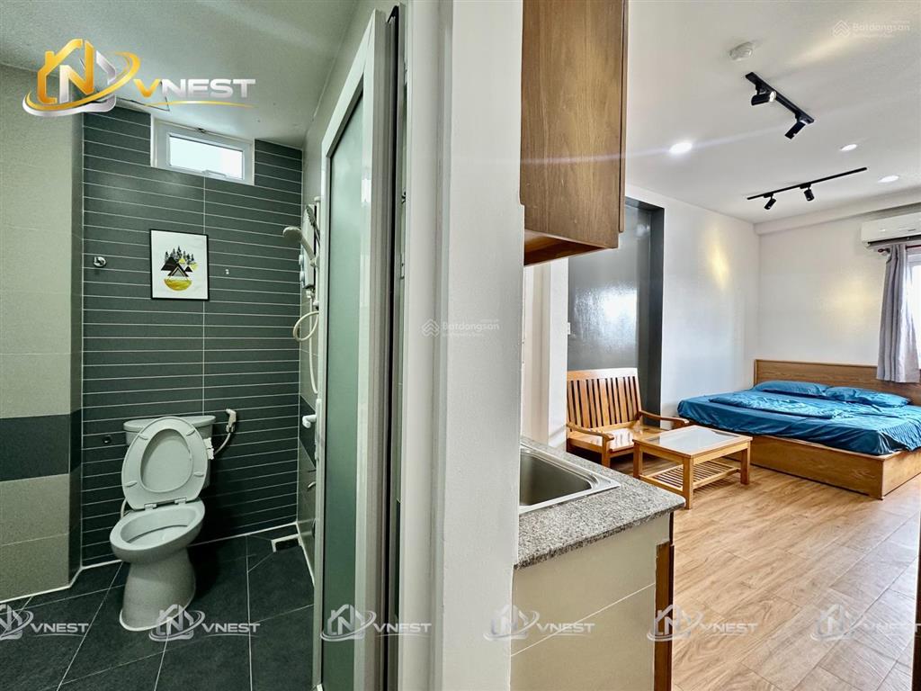 Hot chung cư mini mới setup căn hộ studio full nội thất cửa sổ trời cực thoáng, chỉ 6tr4