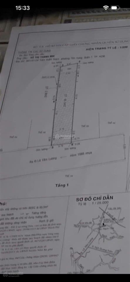 Lê văn lương chỉ 1ty390 xe tải 76m2 nhà đang chi thuê t. nhập ổn định