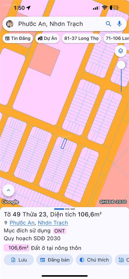 Bán nền dự án xây dựng hà nội sát chung cư đang xây phước an đồng nai.