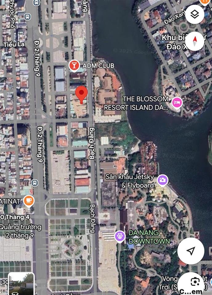 Siêu hiếm 1985m² ngang 37m (mỗi lô gần 1000m² ngang 18m5) có bán lẻ  2 mặt tiền bạch đằng