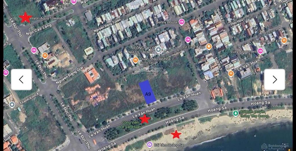 Chính chủ chuyển nhượng mảnh đất vuông vức đẹp có 1 0 2 tại lê văn huân sơn trà trục 15m vỉa hè 10m