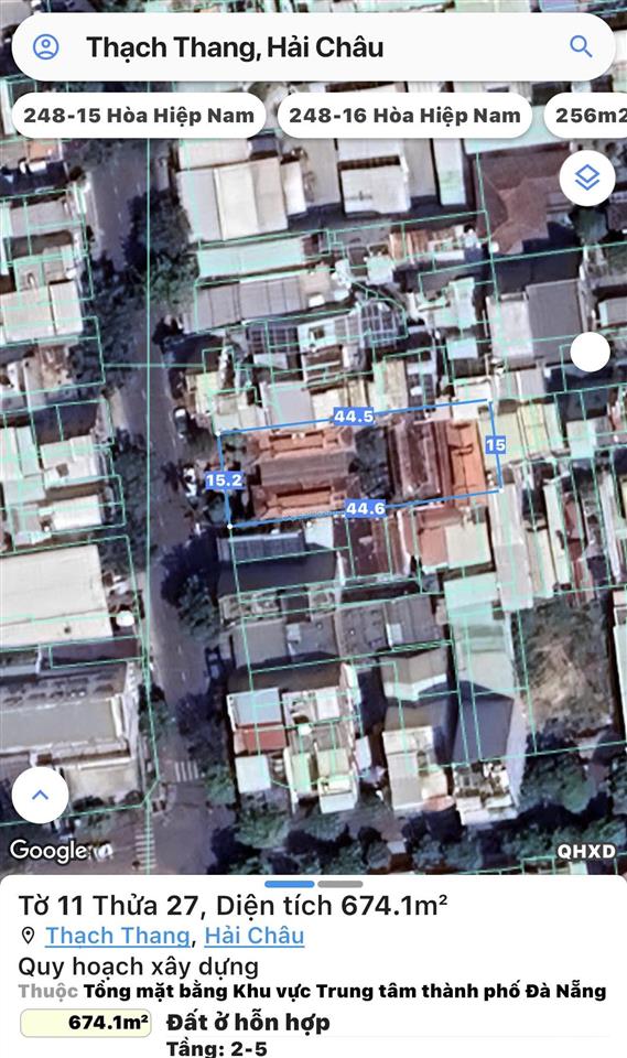 674m² đất ở hoàn toàn giữa trung tâm hải châu tạo dòng tiền hơn 100 triệu/tháng
