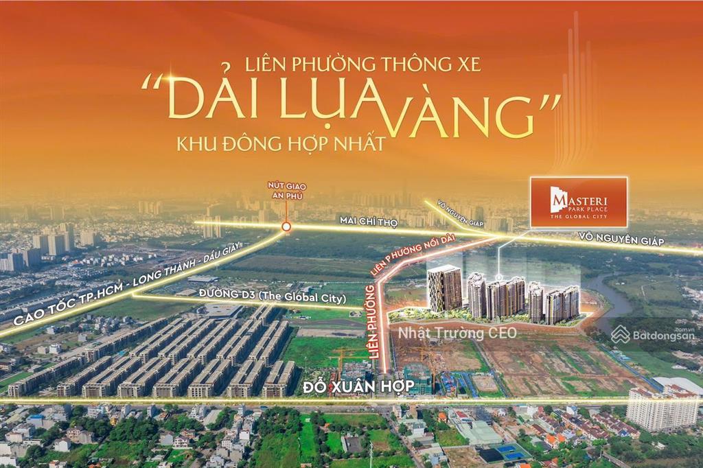 Sở hữu căn hộ 1pn+ được săn đón nhất masteri park place 55m chỉ 6,8 tỷ, thiết kế đa năng, hiện đại