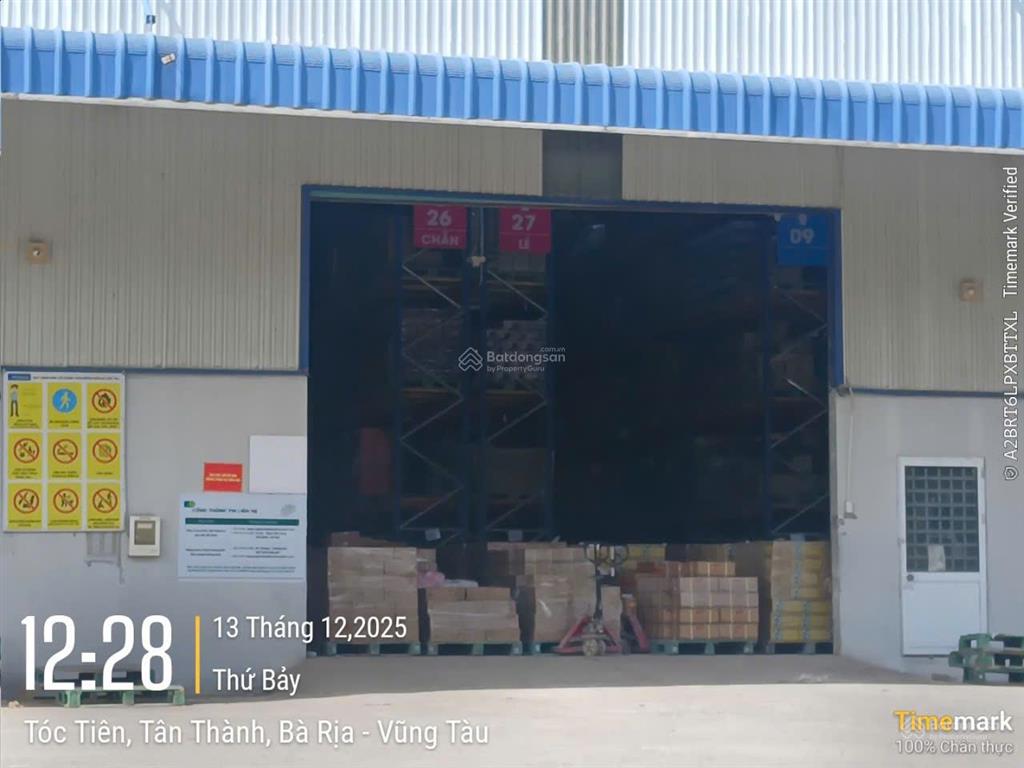 Nhà xưởng tổng 10.000m2, cho thuê lẻ, sát kcn châu đức, kcn mỹ xuân b1