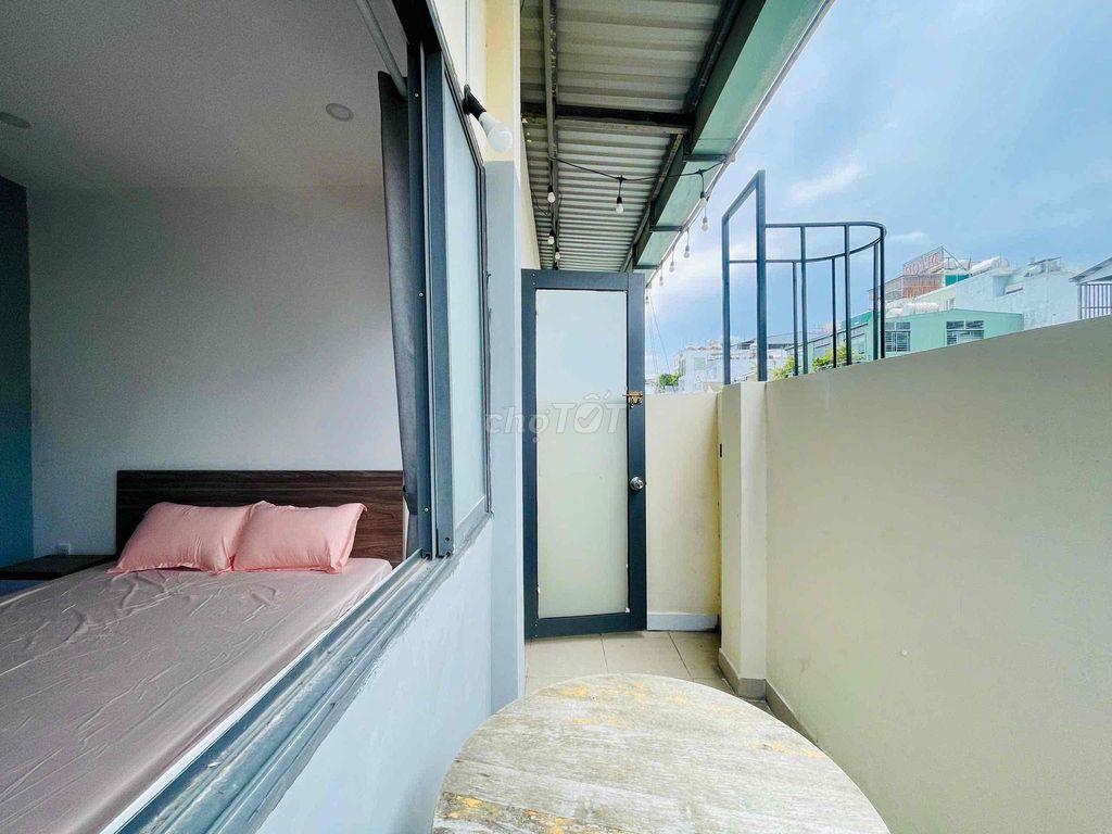 🔥Khu Sân Bay - Căn Hộ Studio Bancol/Cửa Sổ Thang Máy Moi - CV Gia Định