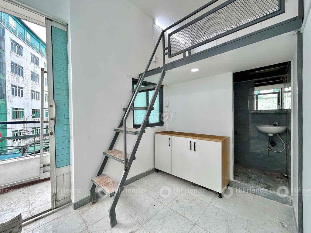 🔥Cho Thuê Phòng Gác Bancol Sẵn Máy Lạnh Giá Rẻ - Sân Bay - CV Gia Định